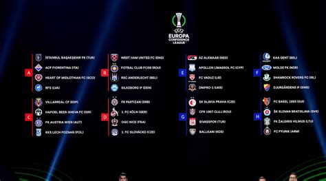 uefa conference league schedule 23/24